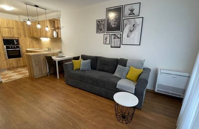 Alquiler de un amplio apartamento de 2 habitaciones, barrio Briz, Varna, Bulgaria